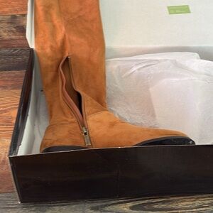 Tan Over the Knee Boots